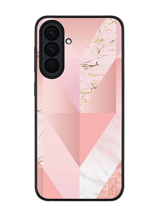 For Samsung Galaxy A37 Case,Slim fit Camera Protection, Shockproof Thin Phone cover  - Marble Pink Vintage