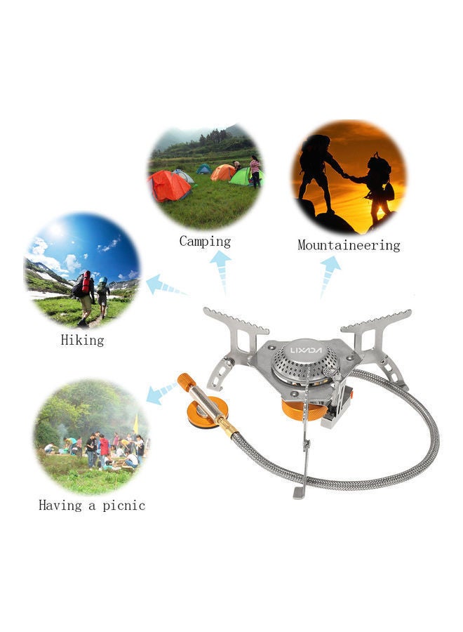 نيبمينينت موقد غاز للتخييم والطهي في الأماكن الخارجية 12 x 7.5 8.5سم - Image 2