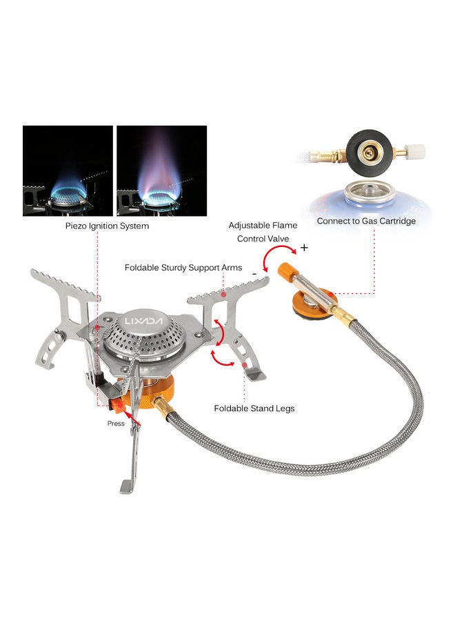 نيبمينينت موقد غاز للتخييم والطهي في الأماكن الخارجية 12 x 7.5 8.5سم - Image 3
