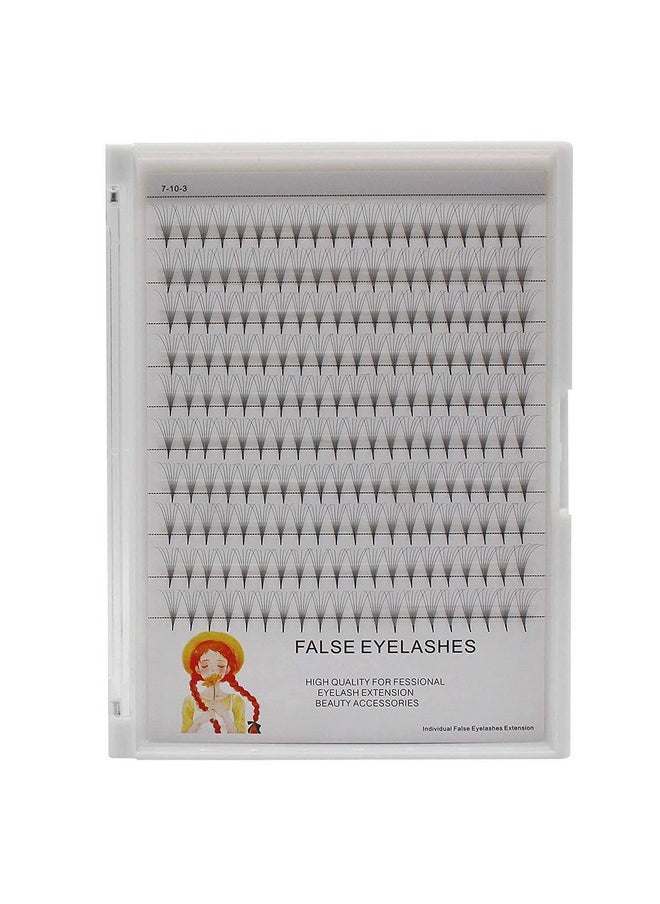 Vayator 6D Lashes Premade Wide Fans 1016Mm To Choose Long Length Short Stem Russian Volume Professional Eyelash Extensions Faux Mink (15Mm)  - Image 1