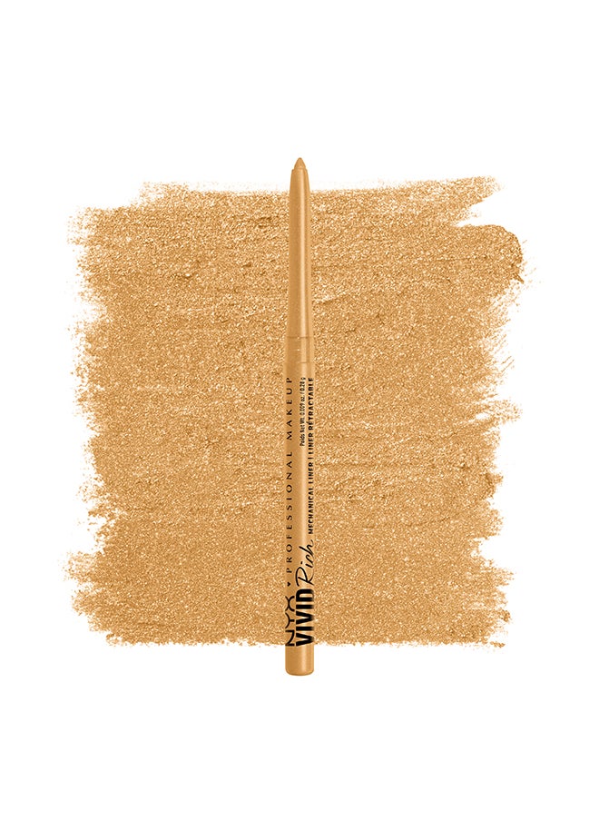 NYX PROFESSIONAL MAKEUP قلم تحديد ميكانيكي غني بالحيوية - عنبر مذهل  - Image 1