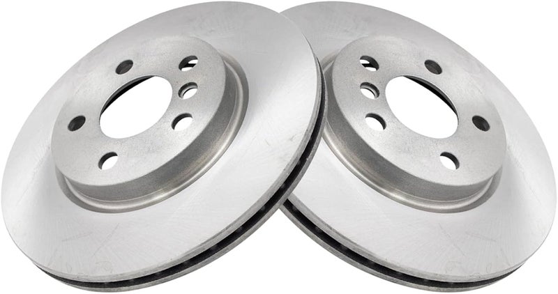 TRQ Front Brake Rotor Set Vented Compatible with 2014-2021 Mini Cooper 2016-2019 Cooper Clubman - Image 3