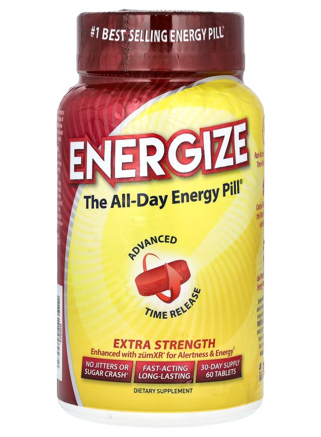 iSatori Energize The AllDay Energy Pill Extra Strength 60 Tablets