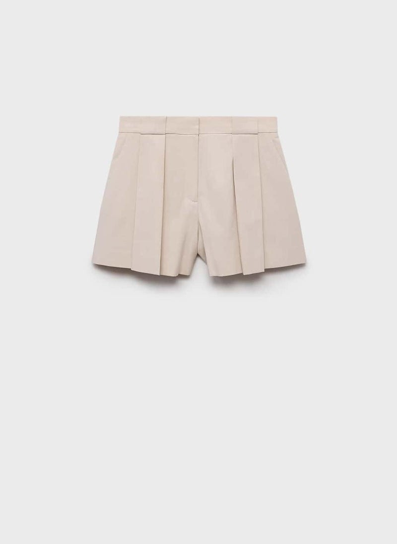 MANGO Pleated Suit Shorts  - Image 5