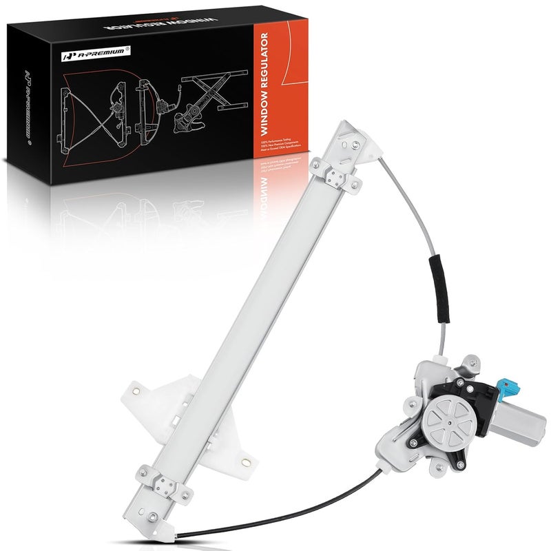 A-Premium Power Window Regulator with Motor for Kia Optima, Magentis, Hyundai Sonata (1999-2006) - Front Left Driver Side - Image 1