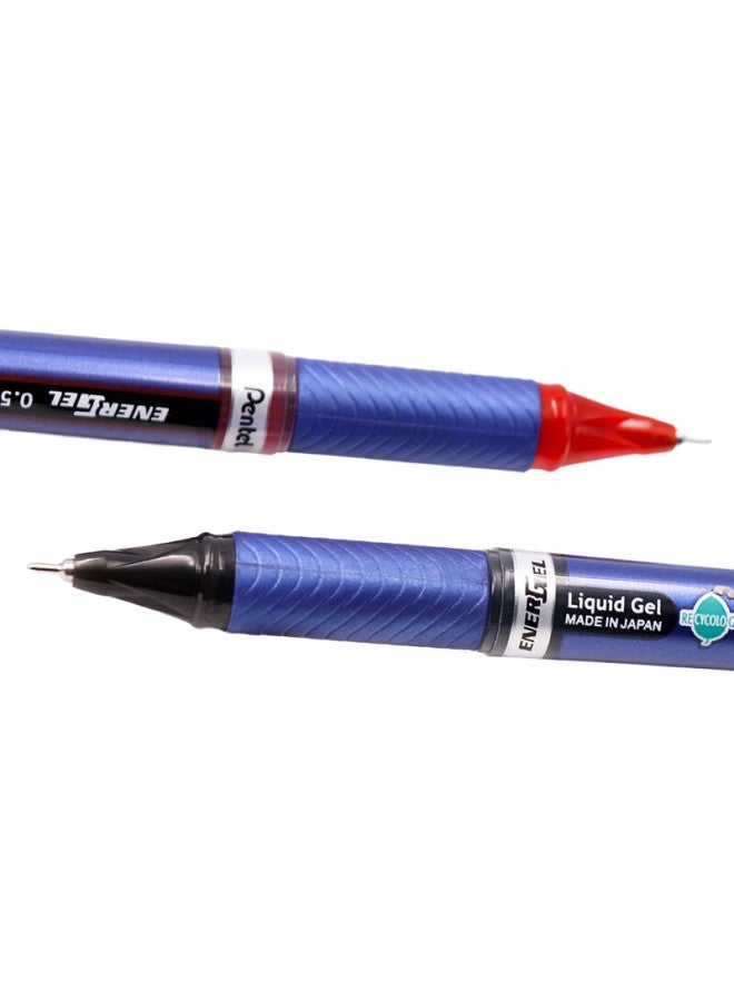 Pentel Bln25 Black Gel Pen, Stylish 0.5Mm Signature Pen, Business And Student Quick-Drying Pen, Water-Based Pen, Office Supplies, Stationery, Black Single Pen - Image 1