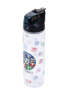MARVEL Marvel Avengers Assemble 2-In-1 Tritan 650ml Water Bottle - Black  - Image 4