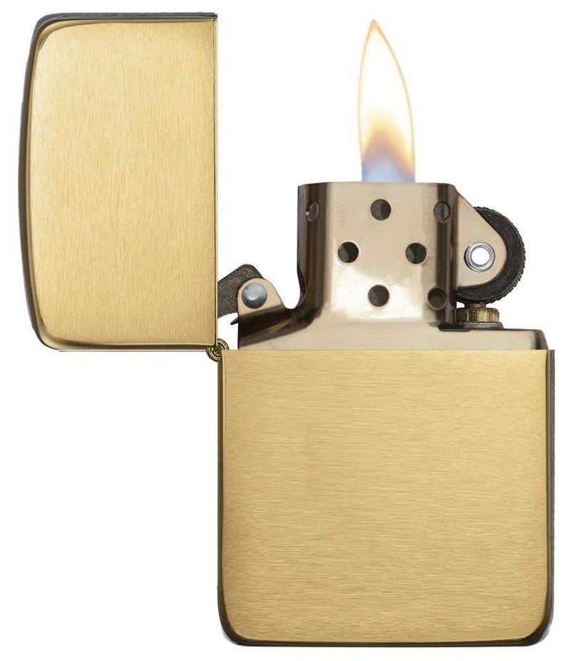 Zippo زيبو 1941B نسخة طبق الأصل من ولاعة 1941 من النحاس المصقول (ذهبي) - Image 4