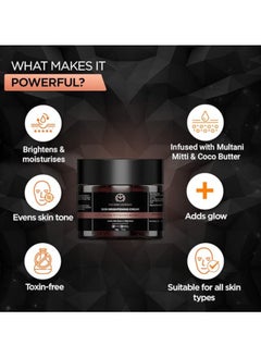 The Man Company The Man Company Skin Whitening & Brightening Cream with Multani Mitti (50g)  - Image 4