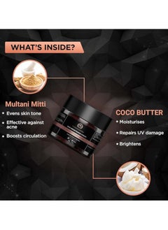 The Man Company The Man Company Skin Whitening & Brightening Cream with Multani Mitti (50g)  - Image 3