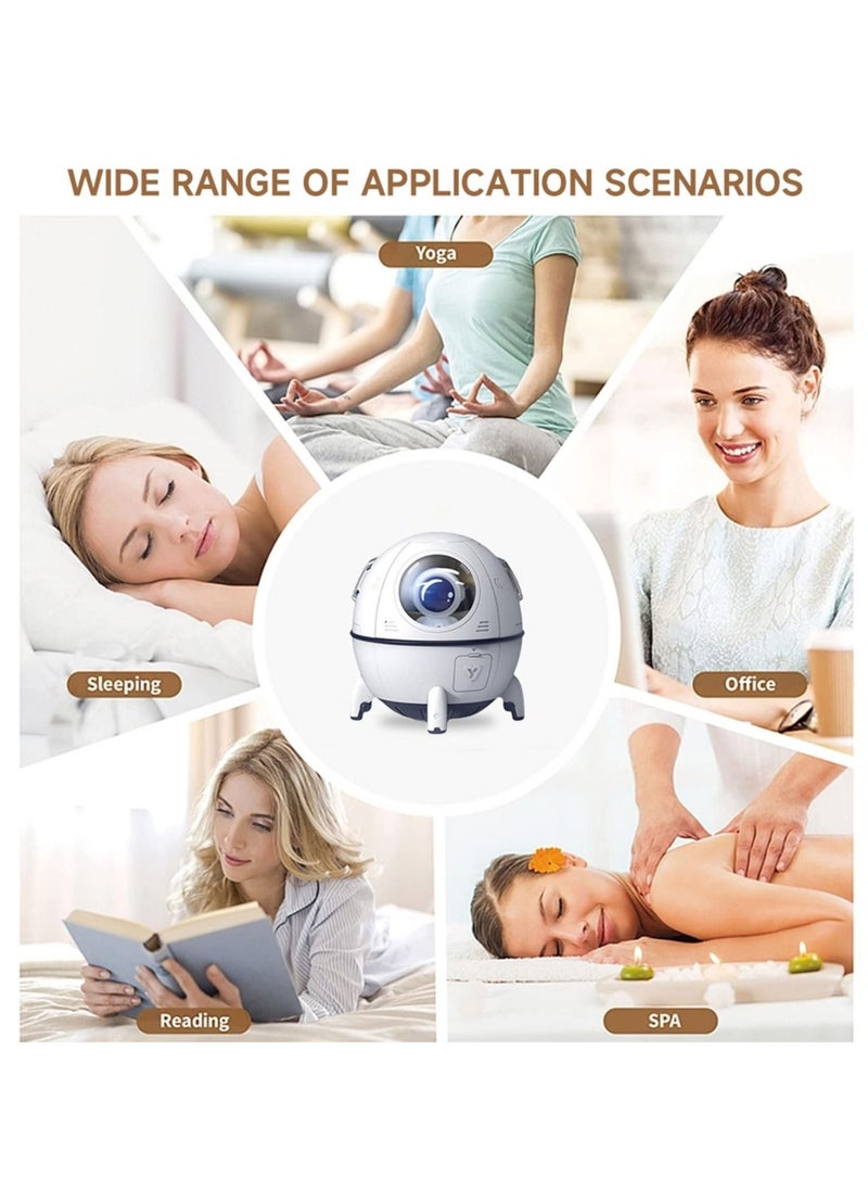 Generic - Humidifiers for Bedroom Kids Gifts Space Capsule Humidifier 220ml USB Ultrasonic Quiet Air Humidifiers for Baby Kids Bedroom Nursery Auto Shut Off Colorful Night Light Mode for Bedroom Office Home - Image 1