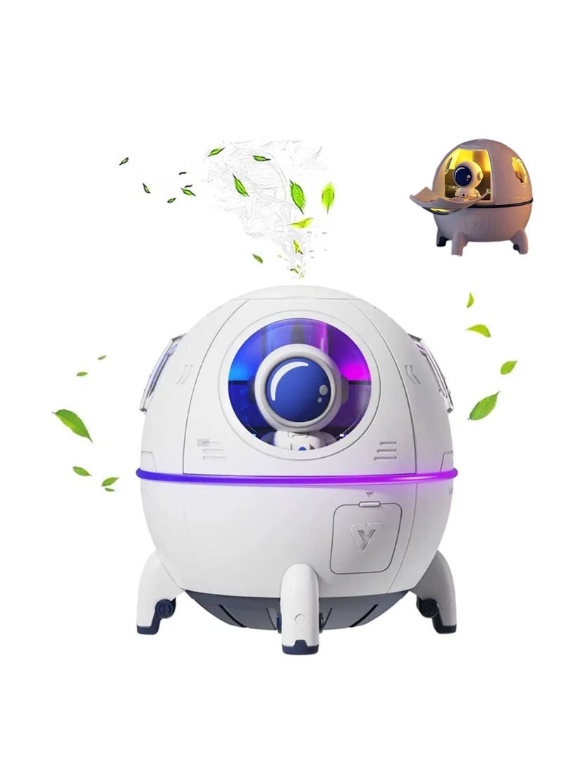 Generic - Humidifiers for Bedroom Kids Gifts Space Capsule Humidifier 220ml USB Ultrasonic Quiet Air Humidifiers for Baby Kids Bedroom Nursery Auto Shut Off Colorful Night Light Mode for Bedroom Office Home - Image 1