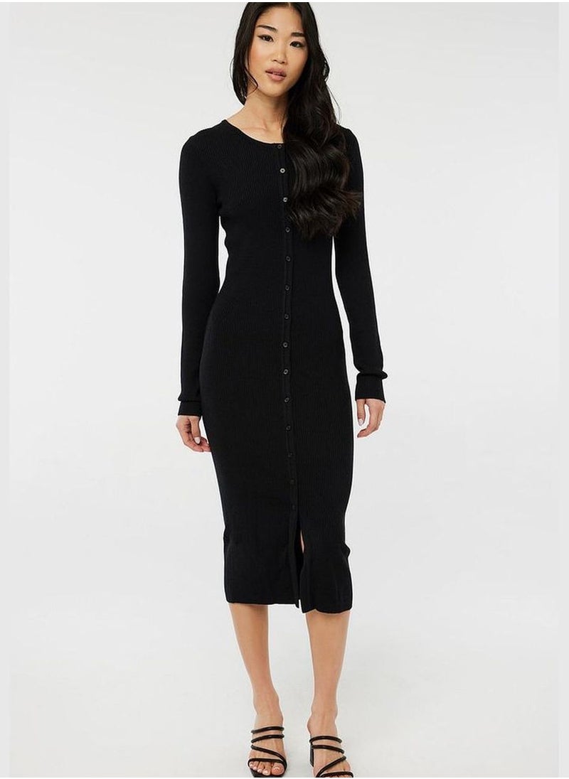 Ardene - Long Sleeve Knitted Cardigan Dress - Image 1