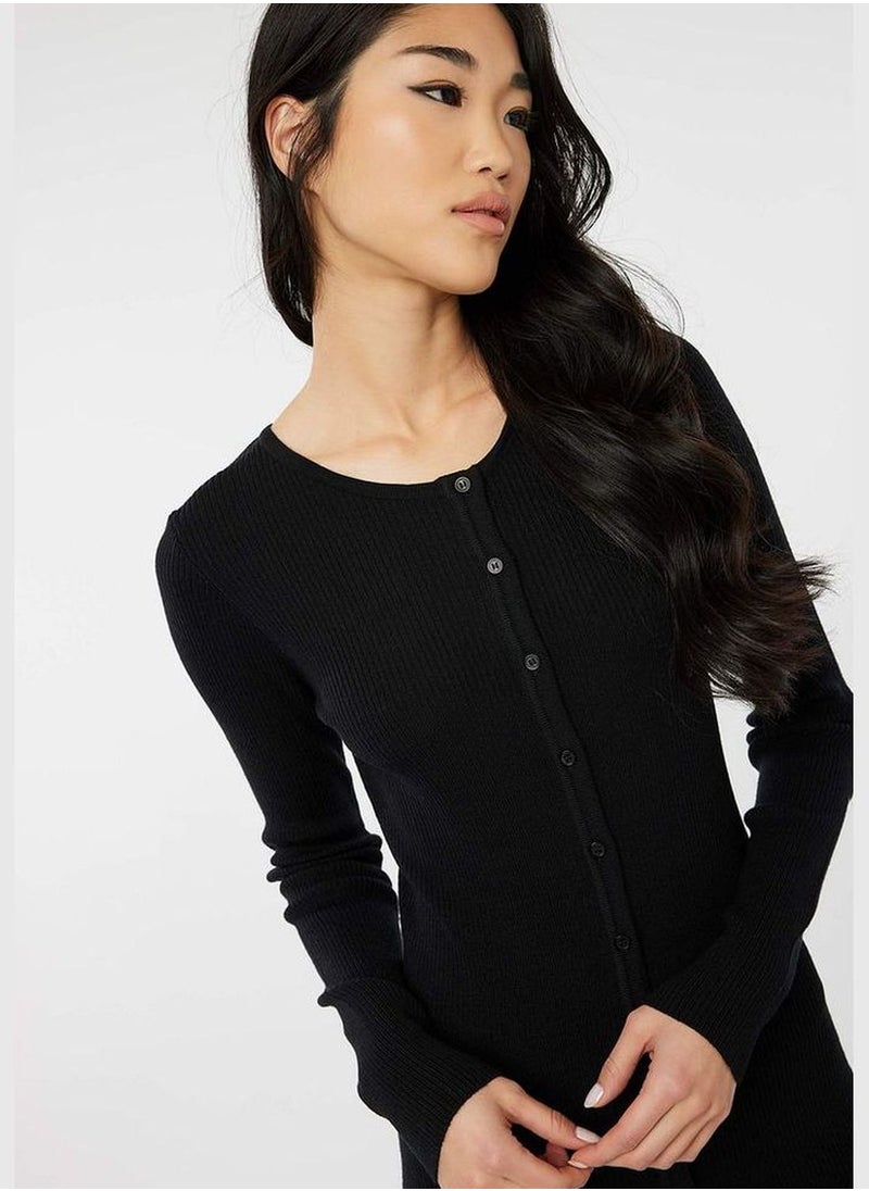 Ardene - Long Sleeve Knitted Cardigan Dress - Image 1