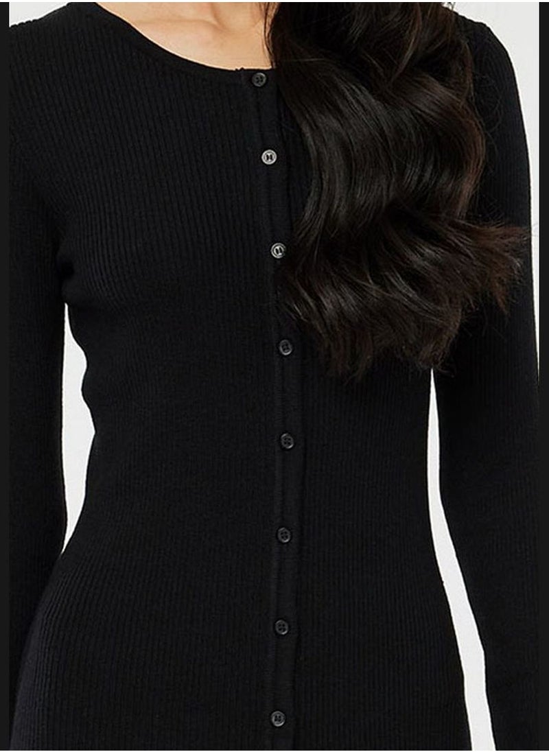 Ardene - Long Sleeve Knitted Cardigan Dress - Image 1