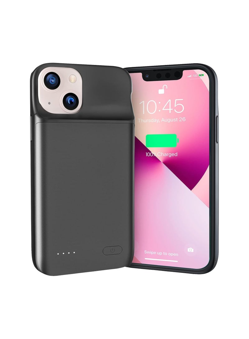 Case for iPhone 13 mini/12 Mini 4700mAh Portable Rechargeable Pack, Extended Battery Charger Case for iPhone 13 Mini/iPhone 12 Mini  - Image 2