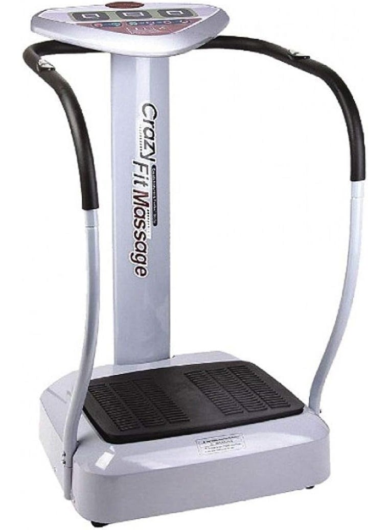 Generic Crazy Fit Smart Machine - Black x Grey - Exercise and Vibration for Full Body Stimulation - Ideal for Burning Fat and Improving Fitness at Home  - Image 1