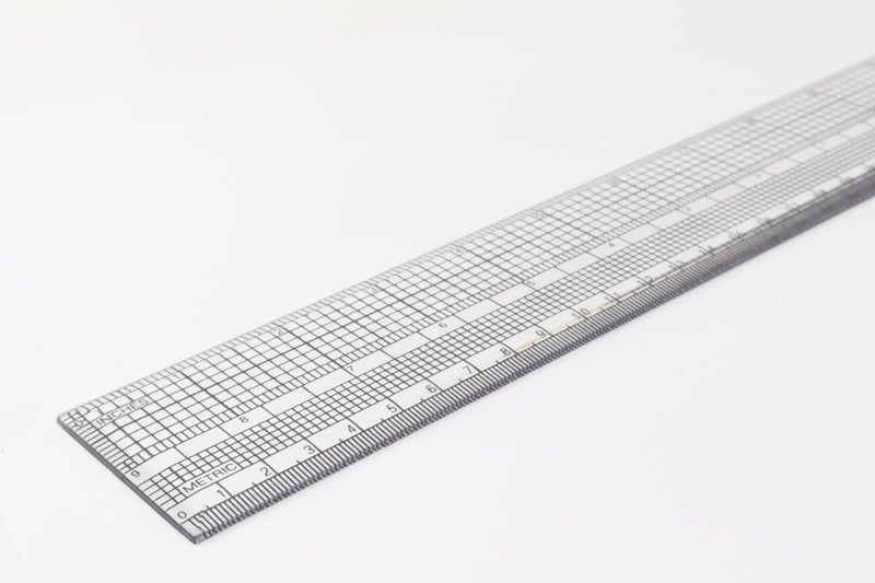 Isomars Gridding Ruler Scale 18 Inch | Transparent Measuring Tool for Pattern Making, Tailoring, Garment Design & Drafting - Image 1