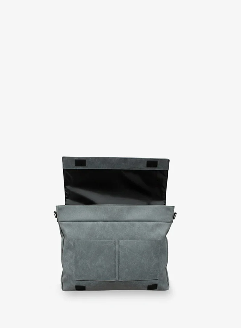 DKNY  DKNY Women's Messenger Bag with Embossed Logo and Adjustable Strap – Grey (DKNY-5171) for Men | Best Price UAE
