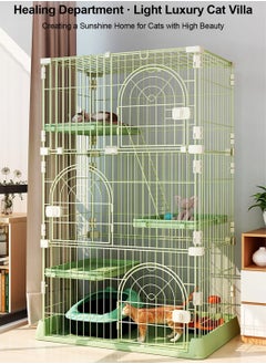 MaBaby Four-Layer Large Cat Cage Cat Cottage Home Indoor Extra Large Free Space Cat House For 1-3 Cats 84x61x163.5Cm  - Image 2