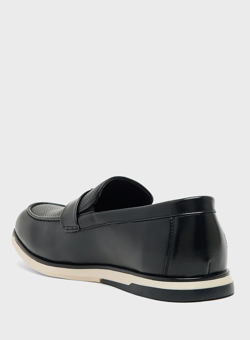 Robert Wood Tassel Detail Casual Slip Ons