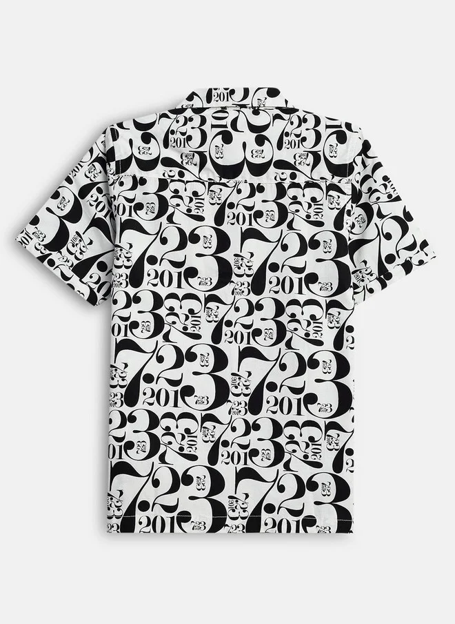 بونكيدز BONKIDS Boys Animal Opaque Printed Casual Shirt