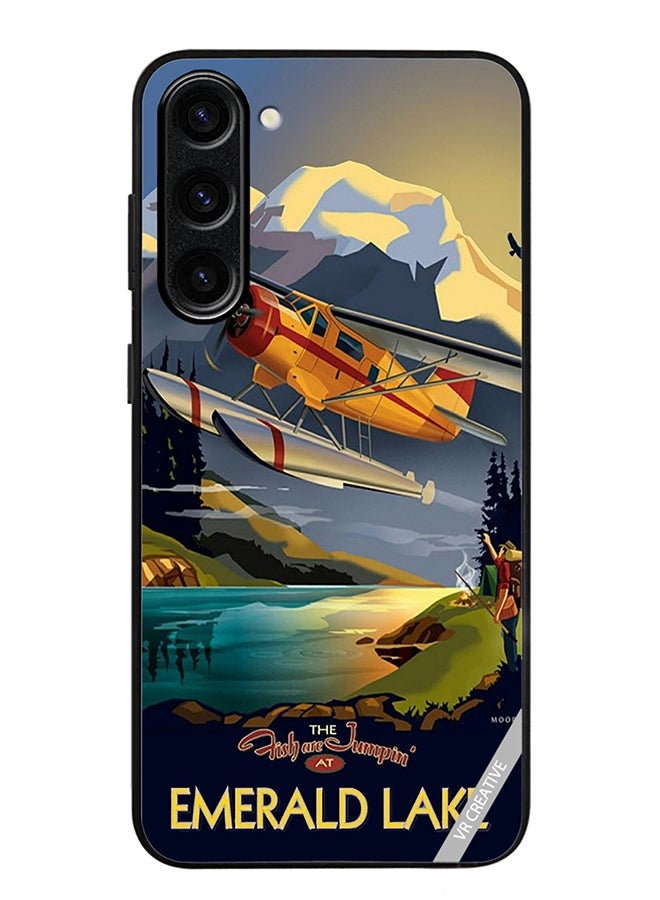 VR CREATIVE Protective Case Cover For Samsung Galaxy S23 FE Emerald Lake Design Multicolour - Image 1