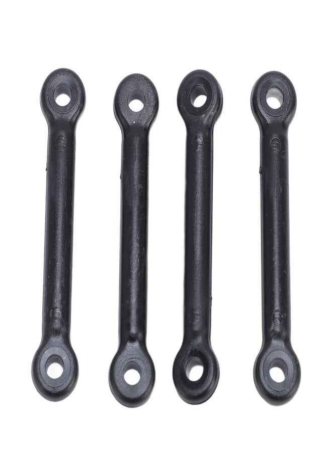 4Pcs RC Car Connecting Rod 1/18 Remote Control Car Front Rear Upper Lower Chassis Replacement Accessories Plastic - Image 1