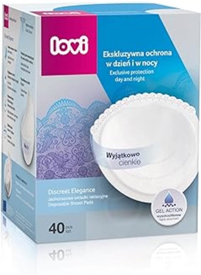 LOVI Discreet Elegance Breast Pads 40 pcs White - pzsku/Z1AB9CE9F687672BC21FFZ/45/_/1717887187/ca2020e0-d164-4f46-a078-4378cc7f5fdf