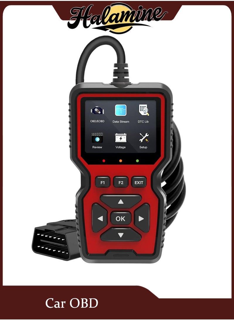 Halamine V519 Custom Universal Car OBD II Diagnostic Scanner Car Fault Detector Diagnostic Scanner  - Image 1