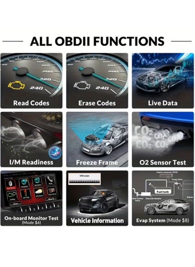 Halamine V519 Custom Universal Car OBD II Diagnostic Scanner Car Fault Detector Diagnostic Scanner  - Image 4