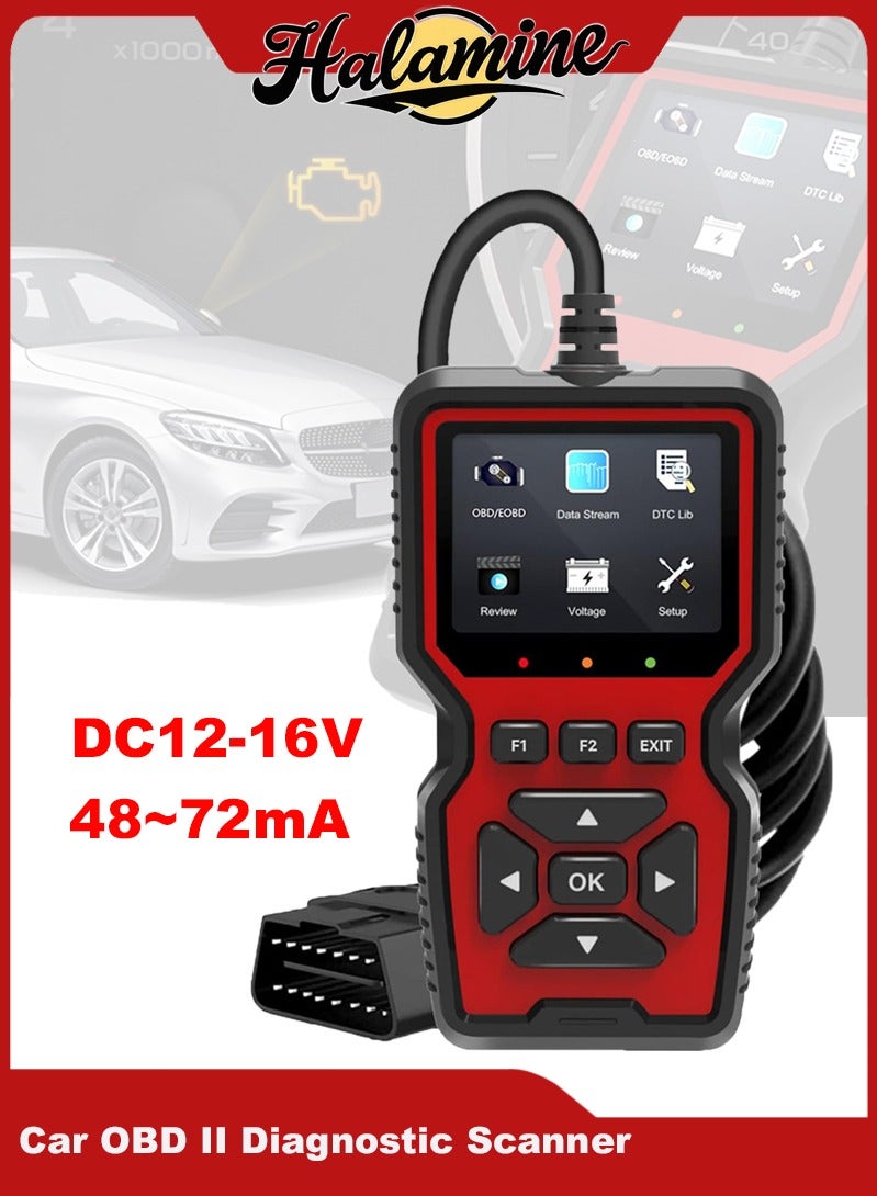 Halamine V519 Custom Universal Car OBD II Diagnostic Scanner ，Car Fault Detector Diagnostic Scanner - Image 1