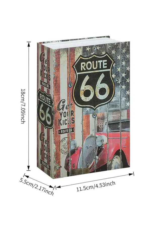 Book Safe With Key Lock Heavy Duty Security Storage Box For Cash Jewelry - Image 3