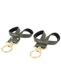 TWELVElittle TWELVElittle Stroller Clips - Dark Olive  - Image 2