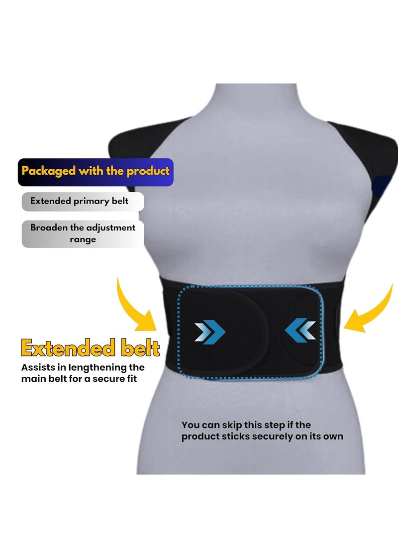 اترجسز مرة أخرى مصحح ، ذكر و أنثى الموقف مصحح ، مرة أخرى دعم مصحح ، أعلى الظهر مصحح الجسم والرقبة والكتفين الموقف المدربين ، تخفيف الألم ، تصحيح الظهر ( حجم كبير ) - Image 5