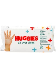 هاجيز مناديل Huggies Natural Baby All Over Clean Aloe Vera، عبوة من 10 قطع × 56 (560 منديل)  - Image 2