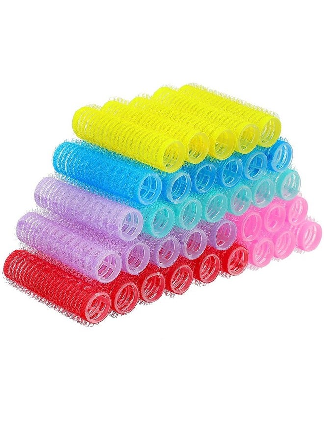 Sweetpea - SWEETPEA�12PCS Hair Rollers For Hair Curling | Self Grip Holding Rollers | Rollers for Hair - Hair Rollers for Long Medium Short Hair(SVR001) (1.5 X 6 CM) - Image 1