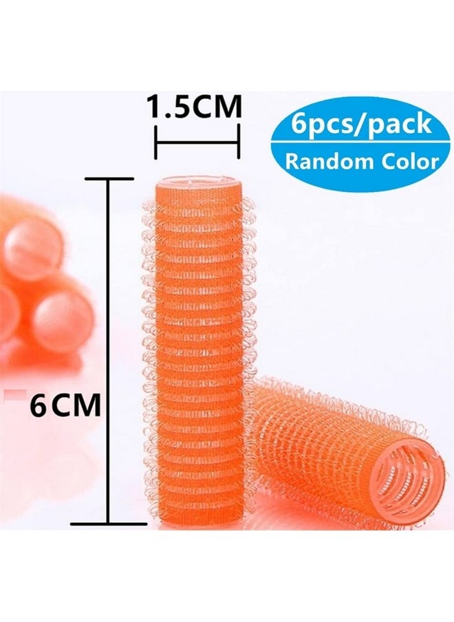 Sweetpea - SWEETPEA�12PCS Hair Rollers For Hair Curling | Self Grip Holding Rollers | Rollers for Hair - Hair Rollers for Long Medium Short Hair(SVR001) (1.5 X 6 CM) - Image 1