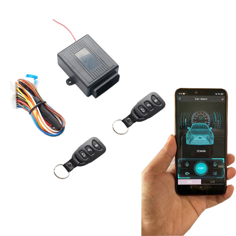 Car Key-Free Access Central Lock Mobile App Control Switch Door Shake-Shake Switch Lock - Image 3