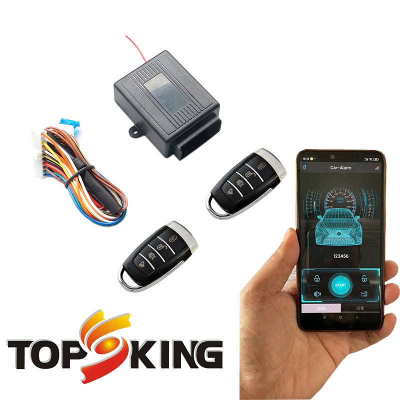 Car Key-Free Access Central Lock Mobile App Control Switch Door Shake-Shake Switch Lock - Image 1