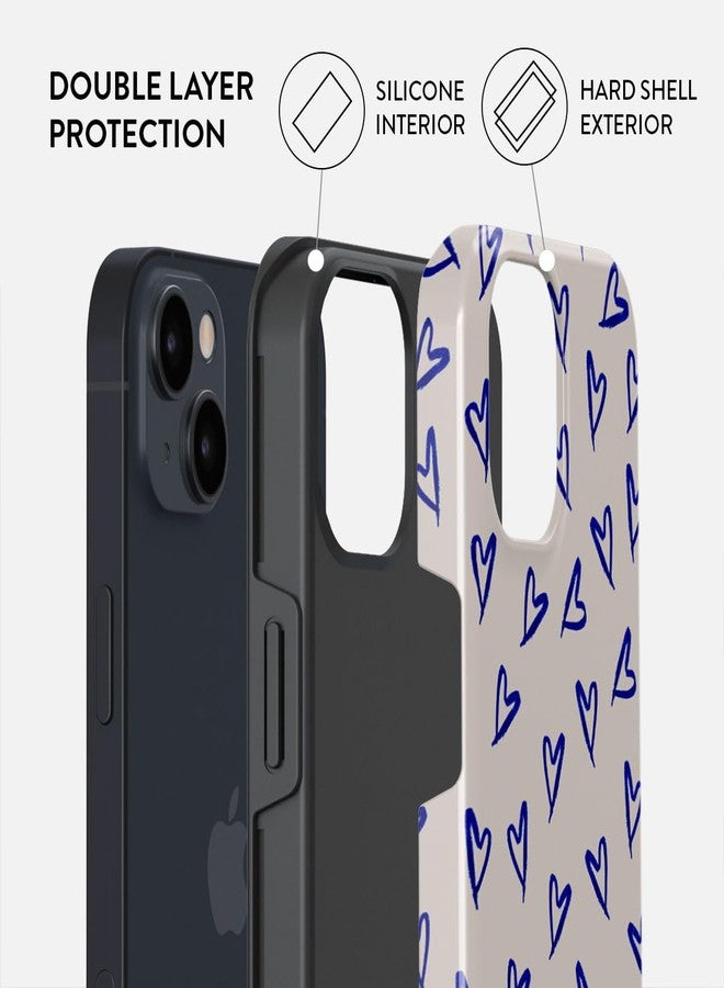 BURGA Phone Case for iPhone 15 - Cute, Trendy, Aesthetic, Pattern Phone Cover, Hard Shell Protection - fits Apple iPhone 15 Case for Women and Men - Image 2