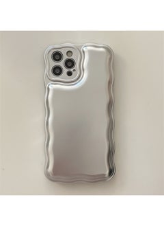Digital Computer/For Iphone Protective Case - Aesthetic Floral Design - Shockproof Drop Protection Scratch Resistant-Color:Dissolve Airbag [Silver]]-Applicable Model:For Iphone 14Pro