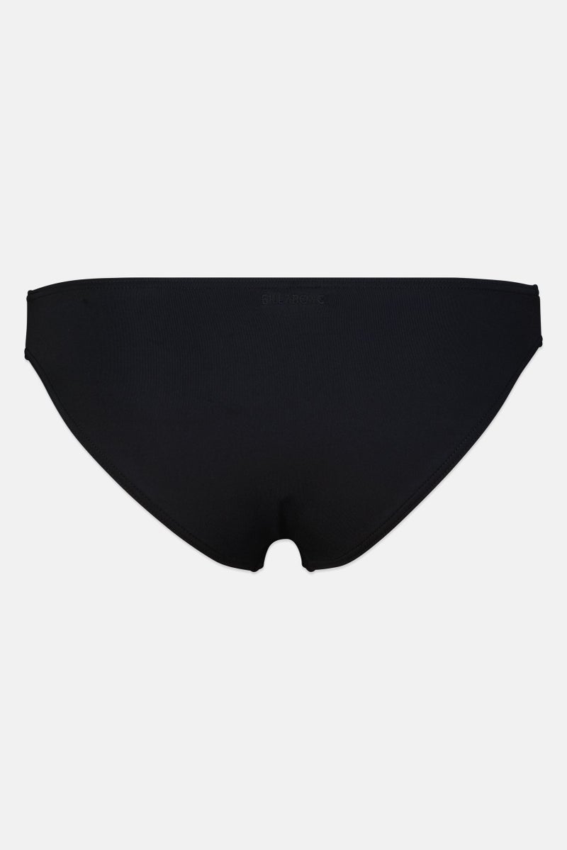 Billabong Women Solid Bikini Bottom, Black - Image 3