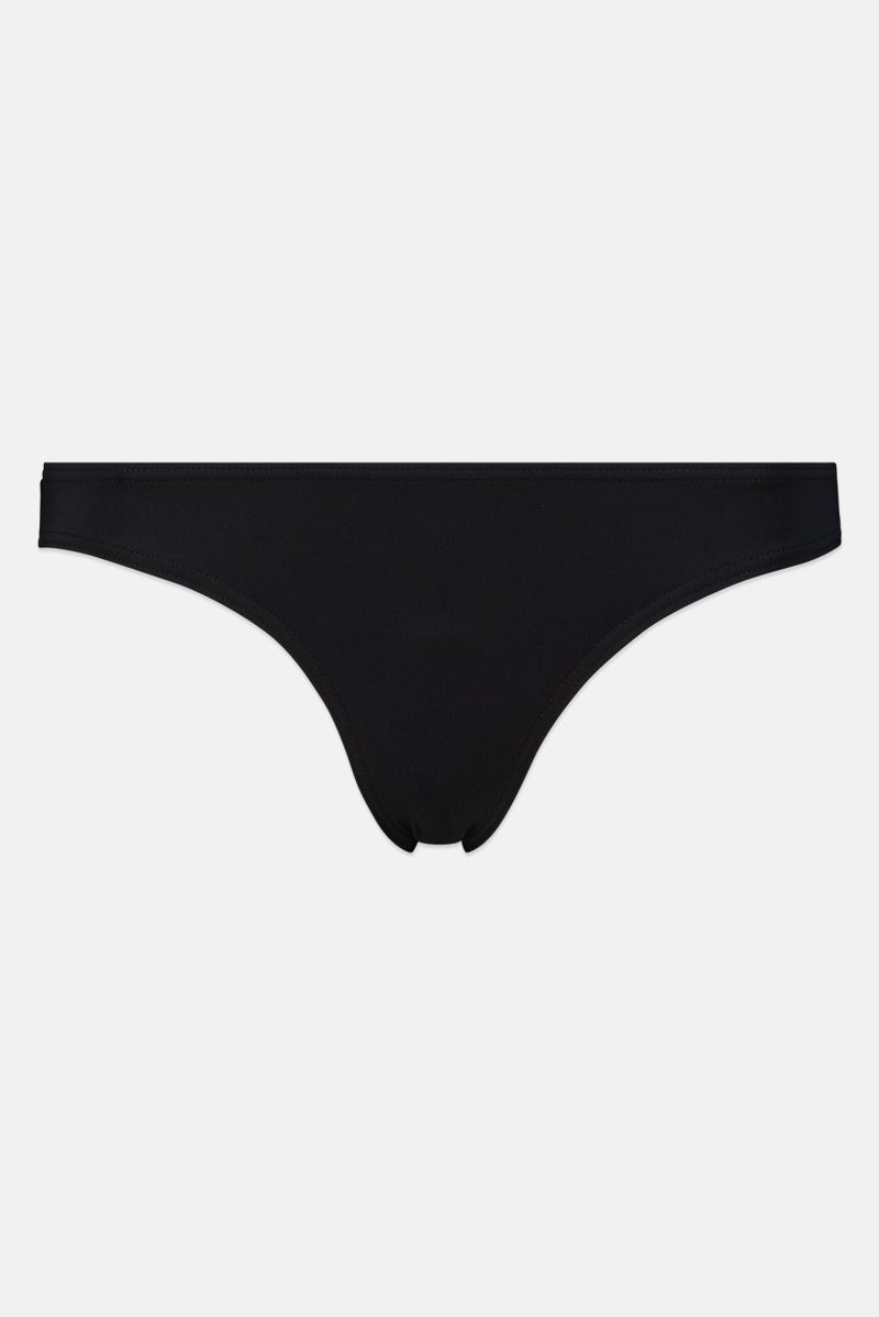 Billabong Women Solid Bikini Bottom, Black - Image 2