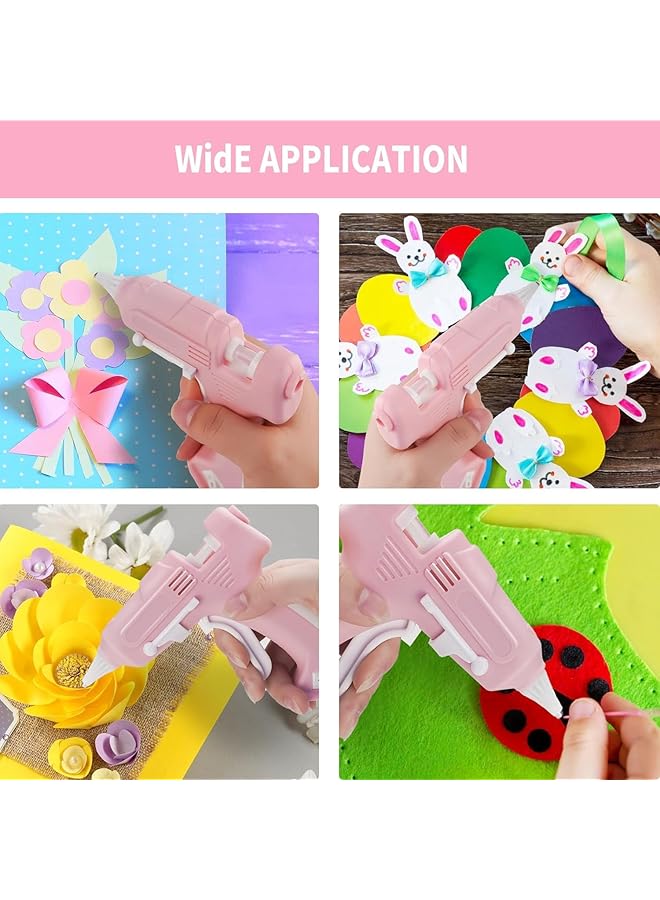 إيروريكس طقم مسدس الغراء الساخن اللاسلكي، مسدس الغراء الساخن سريع التسخين، طقم مسدس الغراء مع 10 قطع من أعواد مسدس الغراء الفاخرة، قاعدة قابلة لإعادة الشحن عبر USB، مسدس الغراء الساخن القائم - Image 2