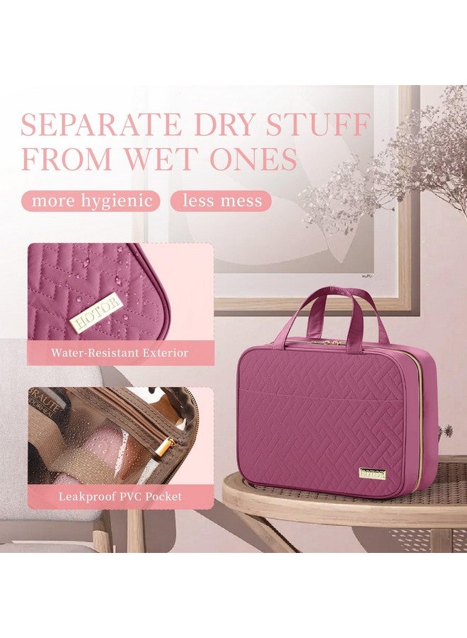 HOTOR Travel Toiletry Bag - Toiletry Bag w/Hanging Hook - Spacious Toiletry Bag for Women & Men, Makeup Bag/Big Comparment, Waterproof for Travel Accessories, Travel Essentials, Medium - Image 4