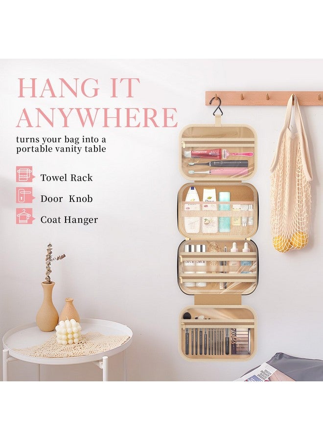 HOTOR Travel Toiletry Bag - Toiletry Bag w/Hanging Hook - Spacious Toiletry Bag for Women & Men, Makeup Bag/Big Comparment, Waterproof for Travel Accessories, Travel Essentials, Medium - Image 3