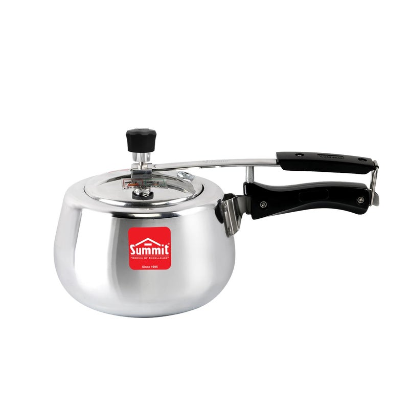 SUMMIT طباخ ضغط ألومنيوم بسعة 3 لترات مع غطاء داخلي من سومات وقاعدة تحريض كونتورا - Image 1