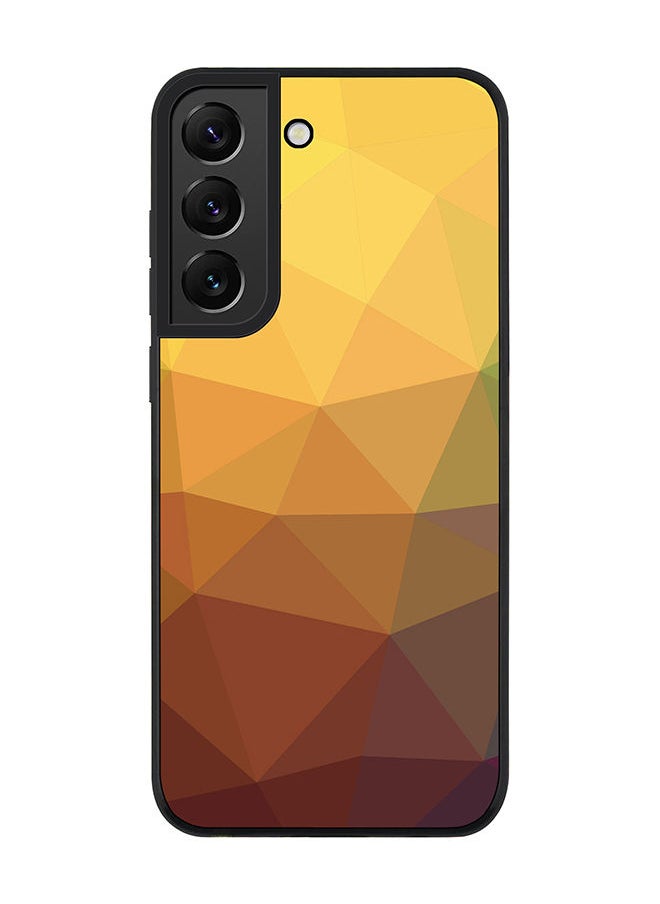 Stylizedd Rugged Black edge case for Samsung Galaxy S21 5G Slim fit Soft Case Flexible Rubber Edges Anti Drop TPU Gel Thin Cover - Golden Nugget  - Image 1
