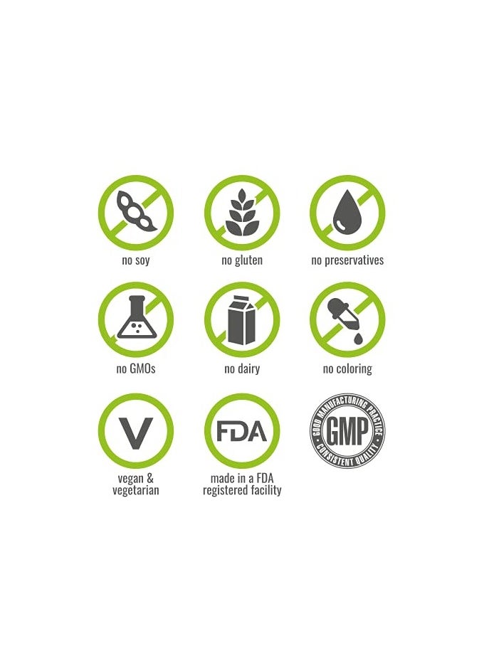 NATURELO - Vegan DHA - Omega 3 Oil from Algae, 800mg DHA - Dietary Supplement Formulated to Support Heart, Brain & Eye Health - 60 Vegan Softgels - Image 1